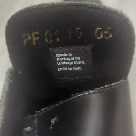 Underground. England Black Leather Apollo Creepers - Picture 11 of 11